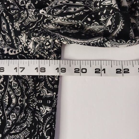 Tacera Dress Size Medium Petite Black Flutter Sleeve Feminine Romantic - Picture 7 of 10